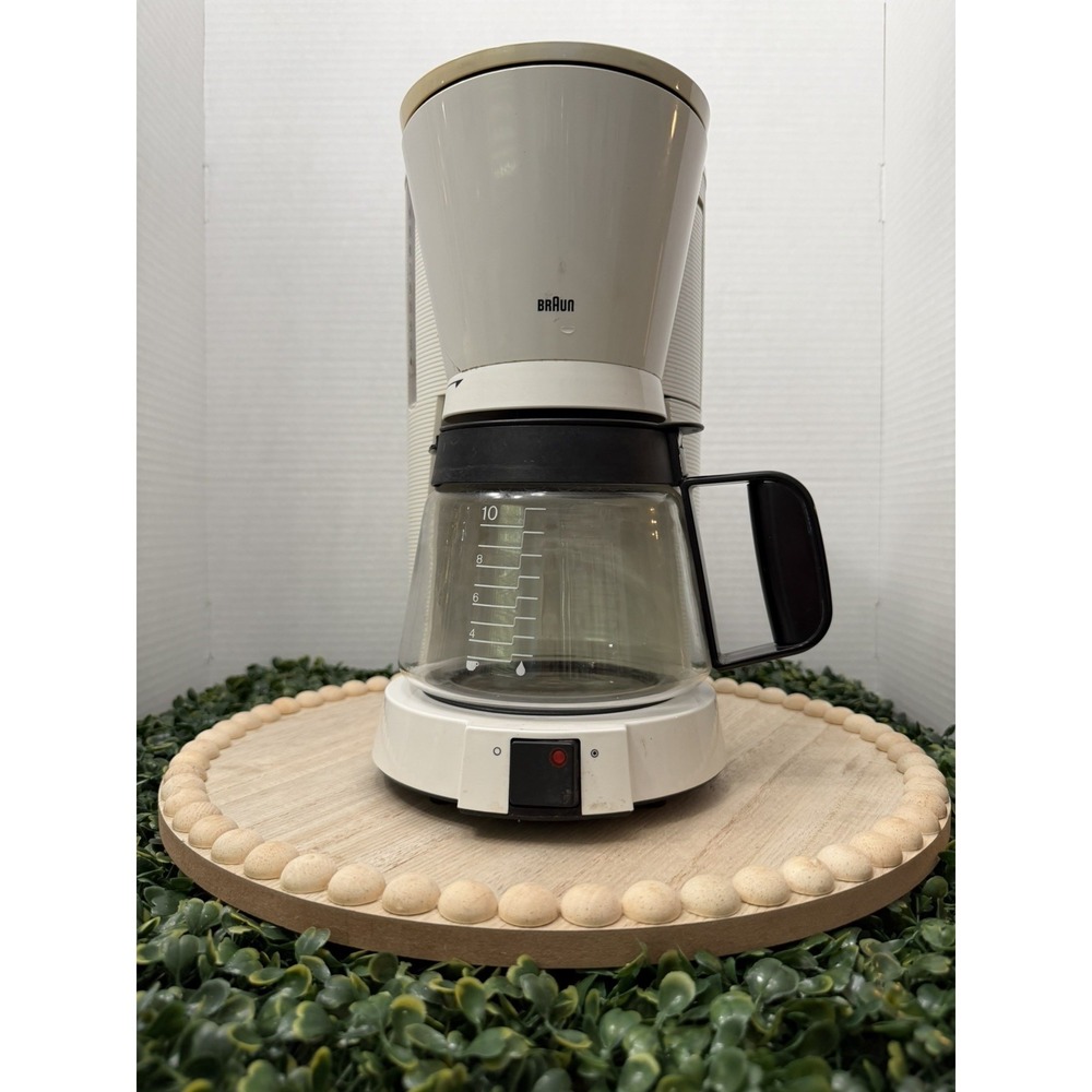 BRAUN Flavor-Select AROMASTER COFFEE MAKER Machine 10-cup KF-140 White